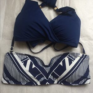 Ralph Lauren and Vince Camuto swim tops